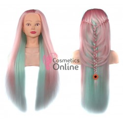 Cap de practica din par sintetic lungime par 75 cm Pink Ariel - CN25
